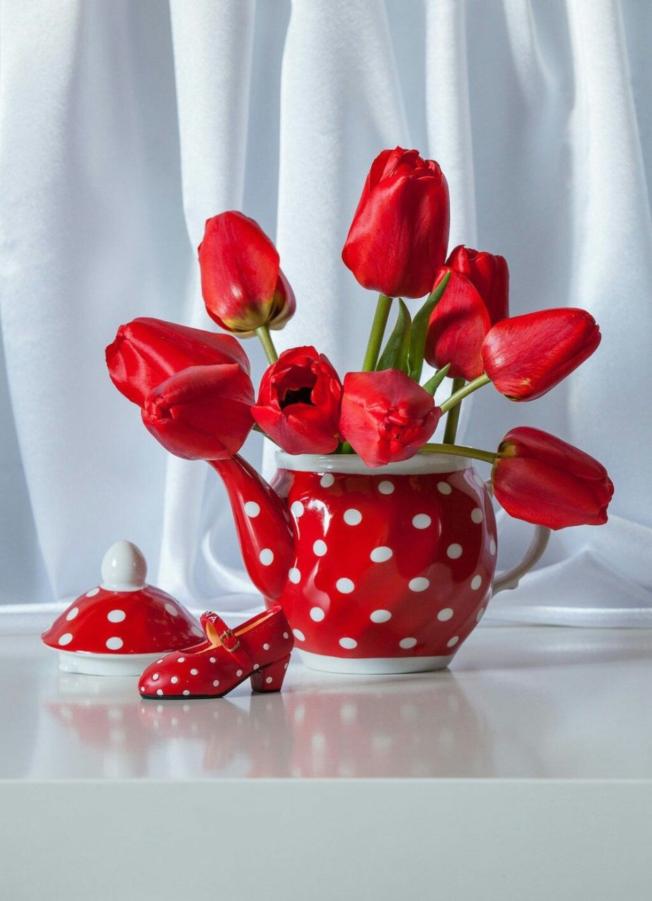 Доброе утро в Красном цвете с пожеланиями