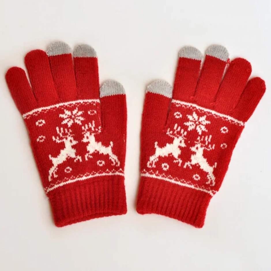 Новогодние перчатки