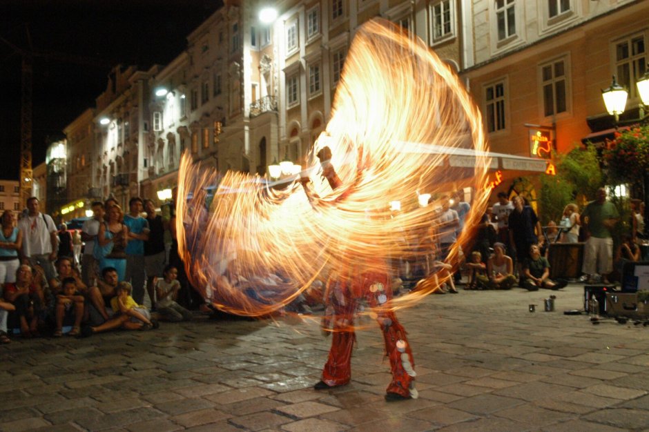 Фестиваль уличного искусства в Линце (Австрия)