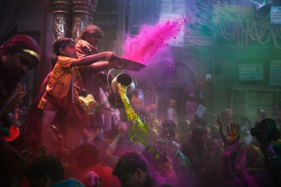 Индия карнавал красок