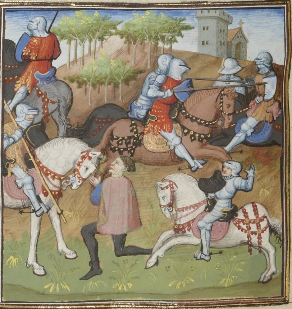 Лошади в средневековой живописи