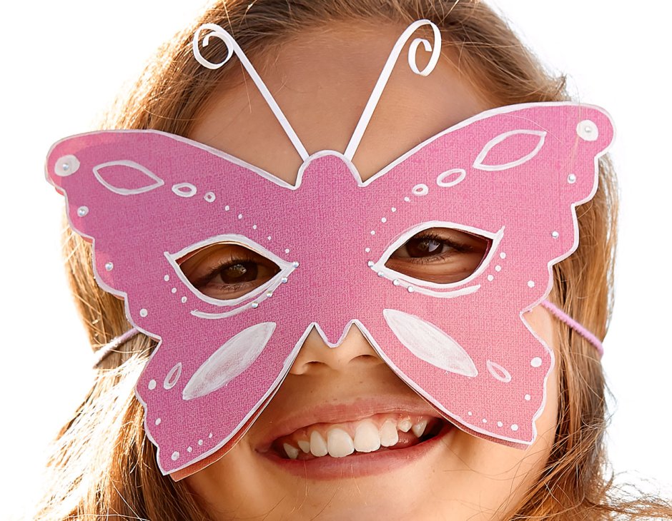 Карнавальная маска для девочки