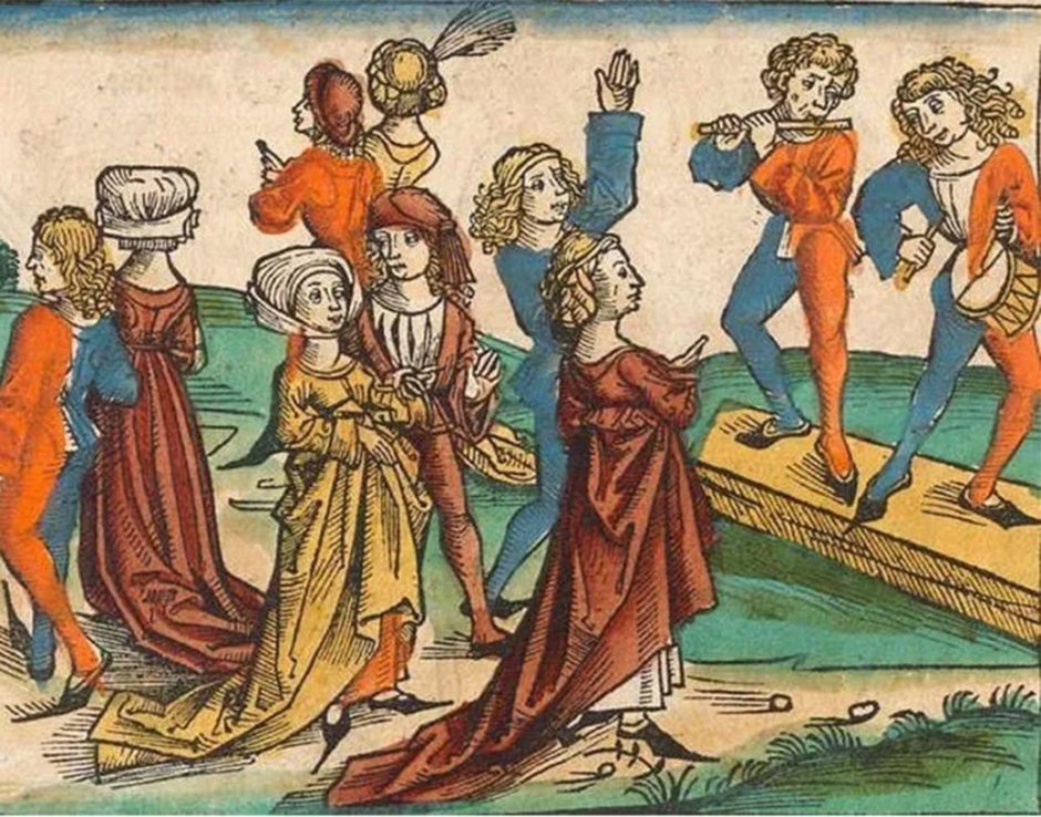 Бродячие музыканты средневековья шпильманы