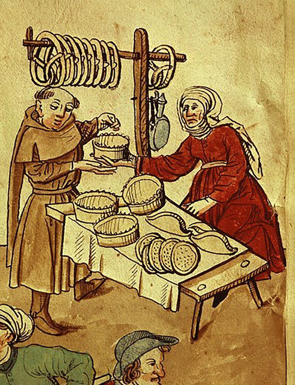 Средневековая Италия сыроварение