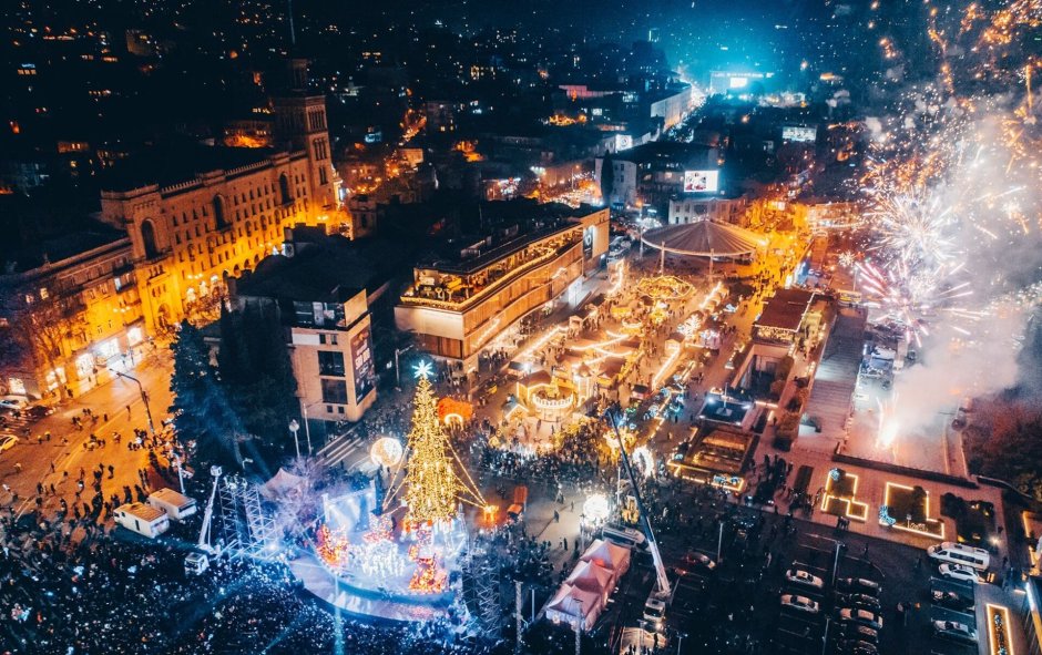 Тбилиси новый год 2020