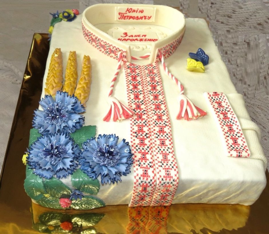 Торт с украинской тематикой