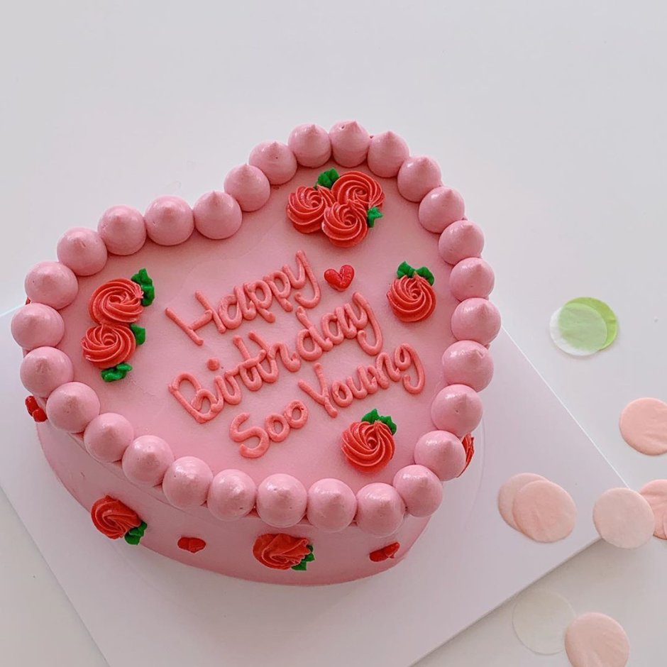 Торт из пинтереста розовое сердечко