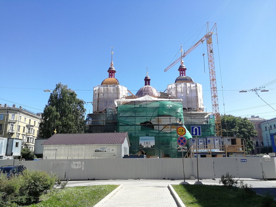 Церковь Спаса на Песках в Москве на Арбате