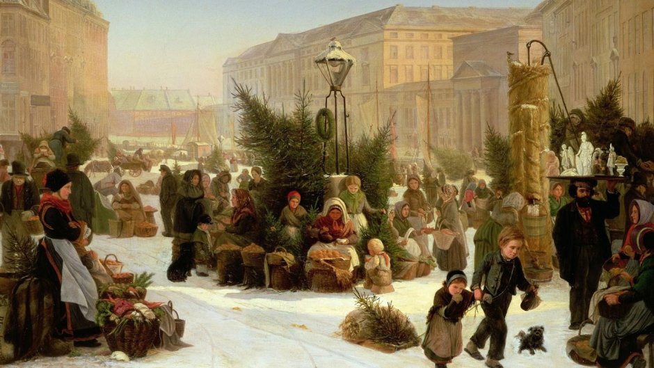 Англия викторианской эпохи Рождество