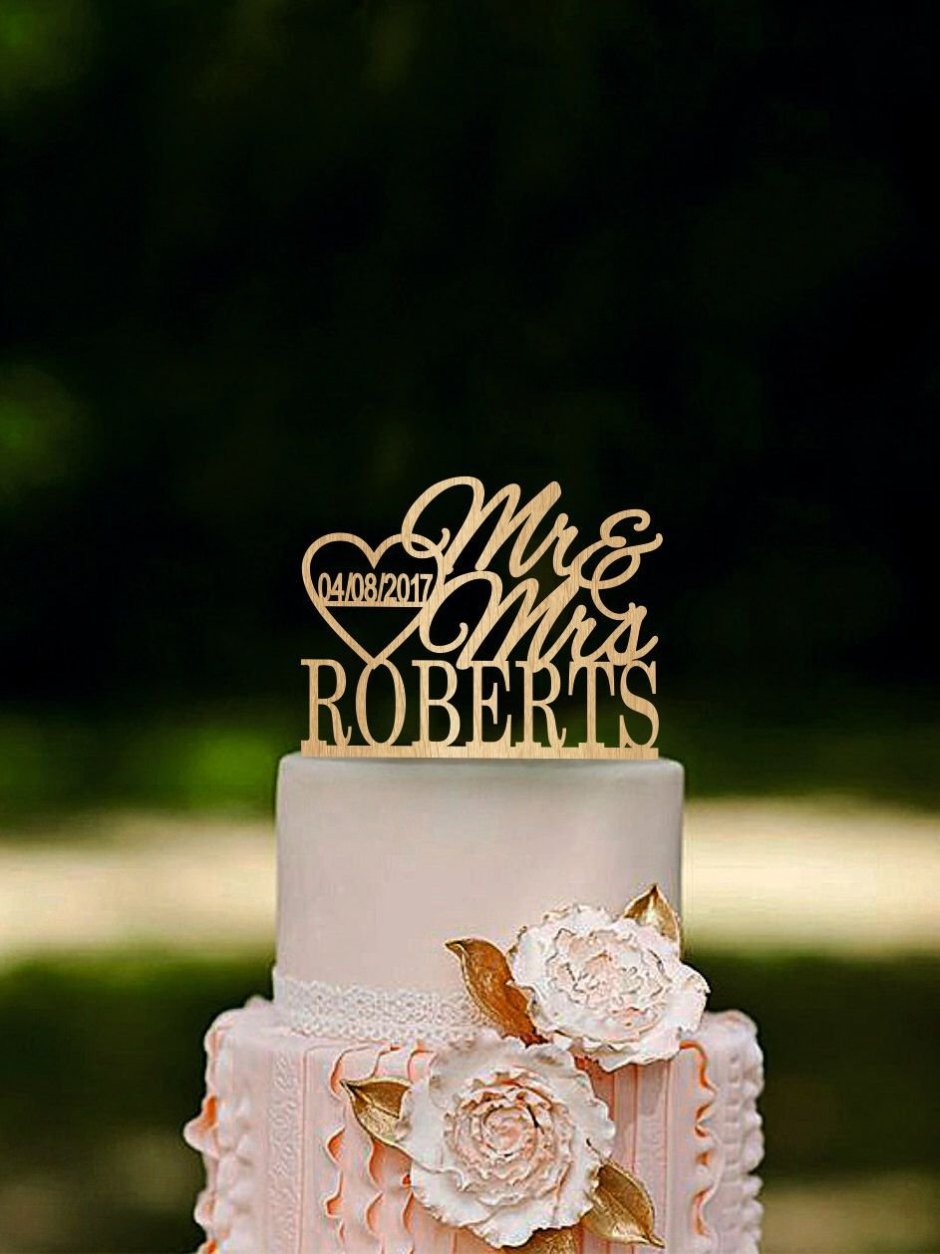 Свадебный торт Mr Mrs