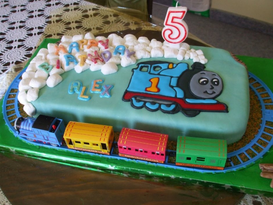 День рождения паровозик Томас тортик