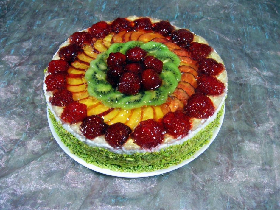 Торт фруктовый рай