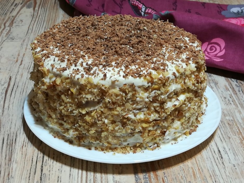 Торт сметанник Коржевой