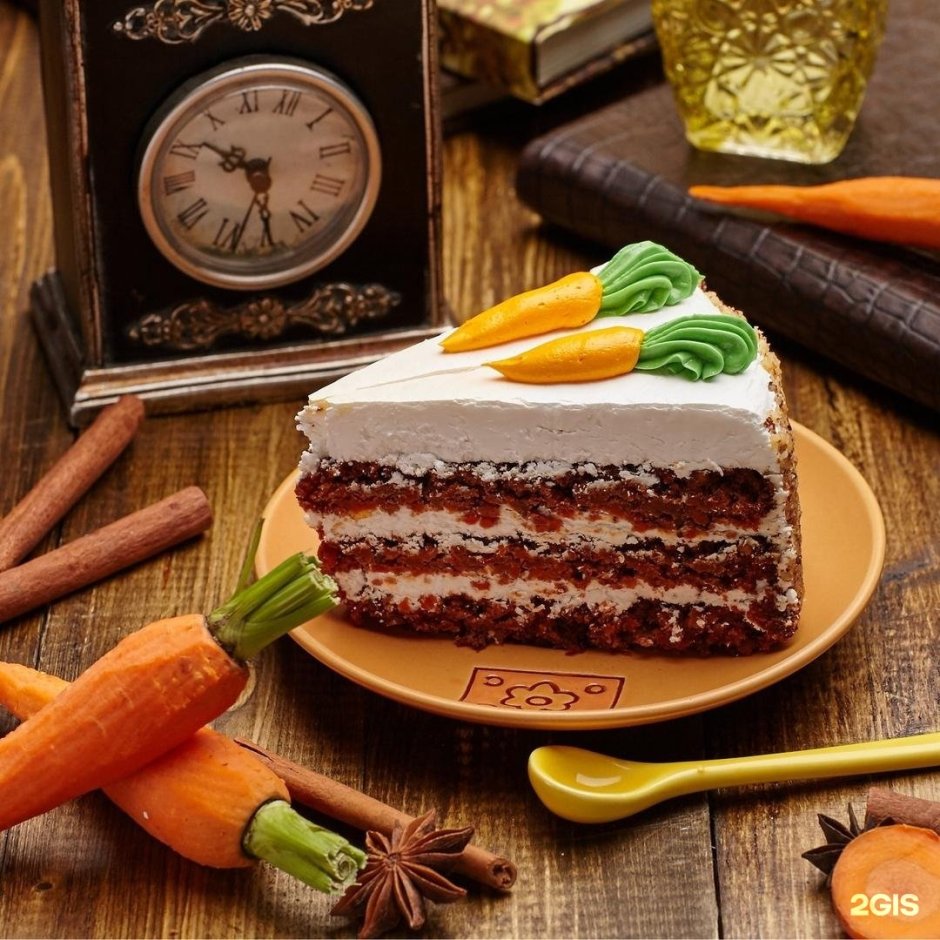 Морковный торт ПП низкокалорийный
