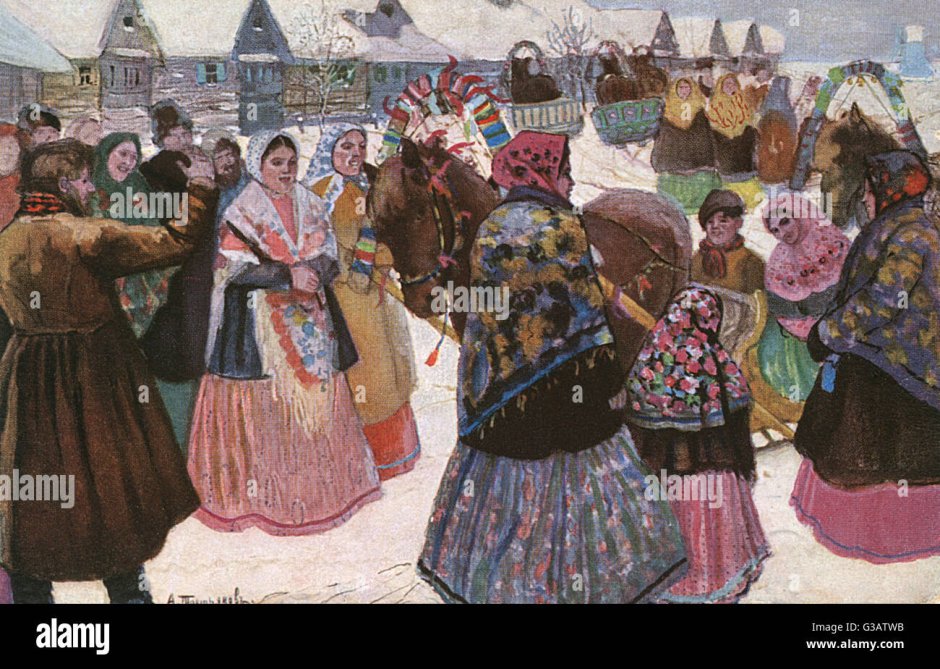 Алексей Третьяков. «В деревне», 1867