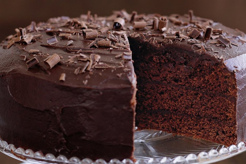 Шоколадный бисквит для торта