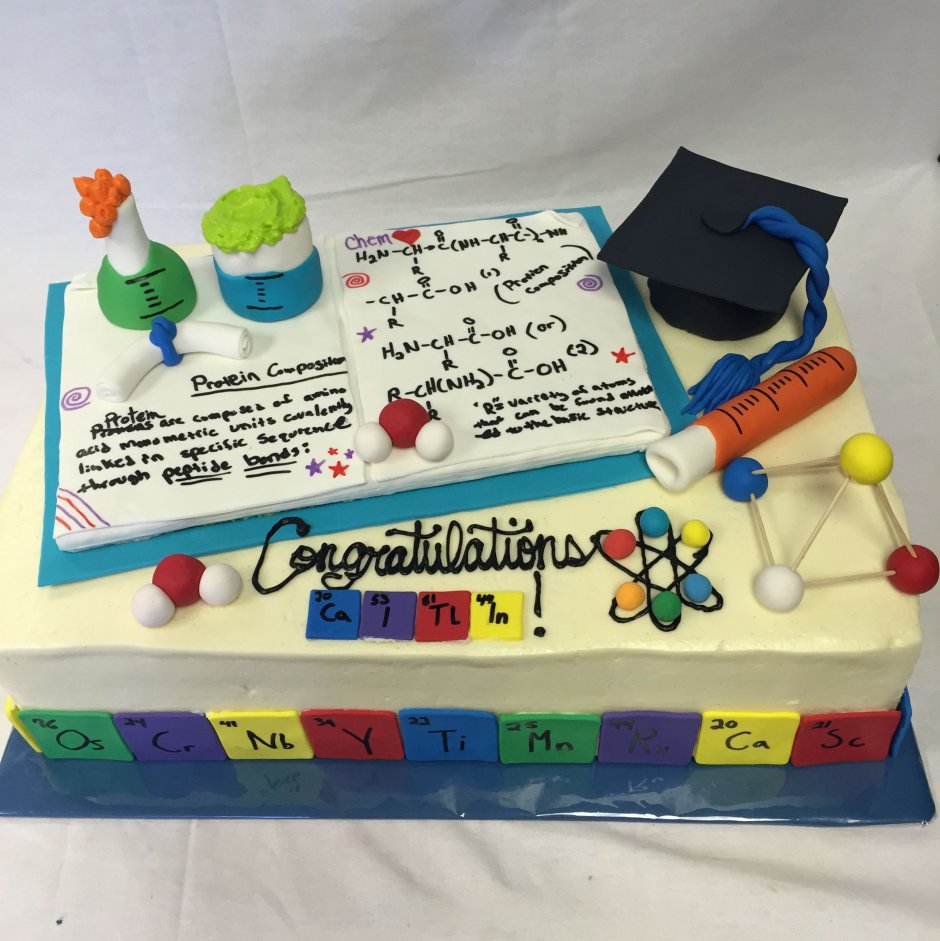 Торт для учителя химии