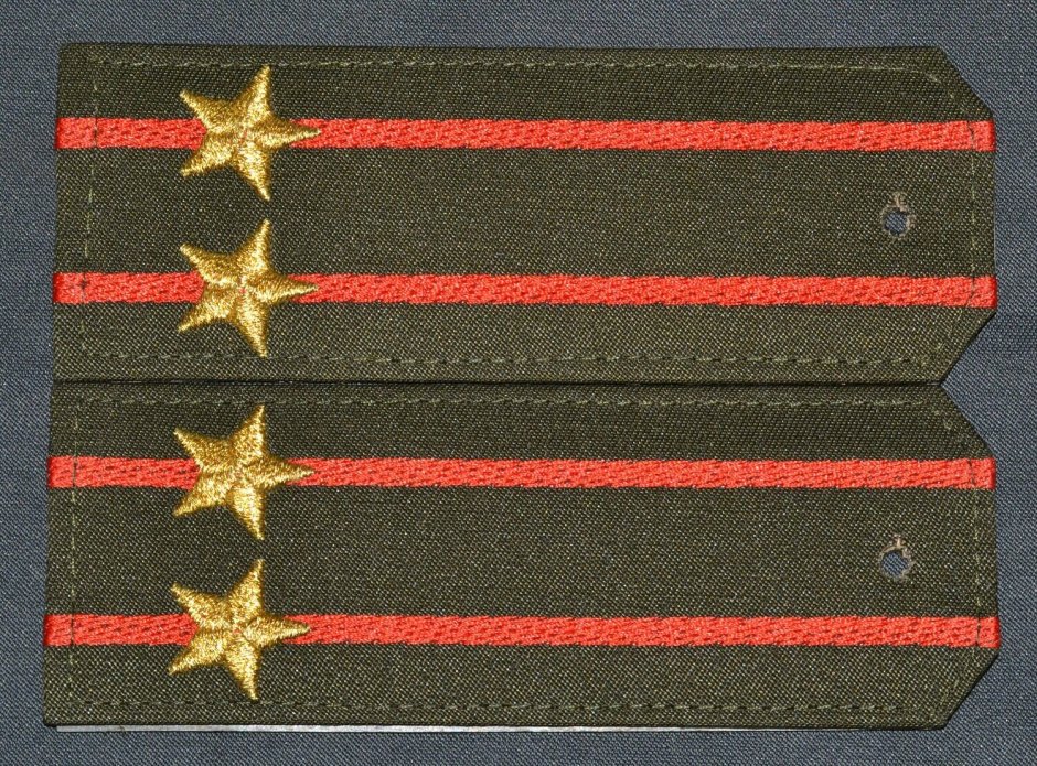 Погоны подполковника милиции СССР