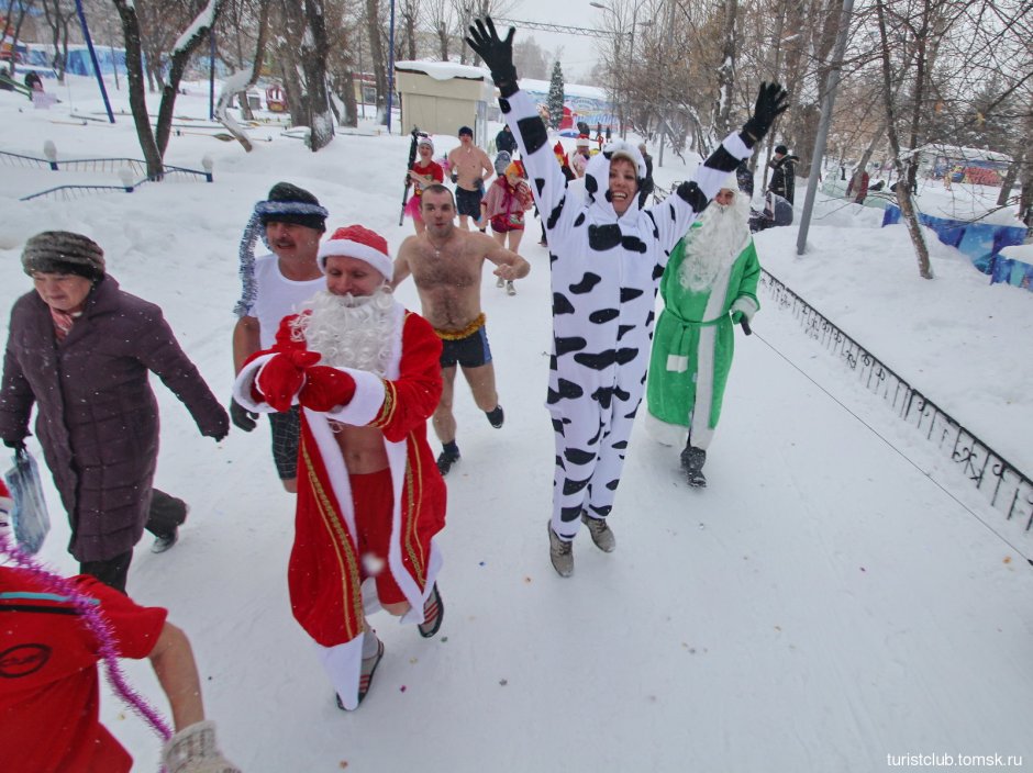 Костюмированный забег Владивосток 1 января
