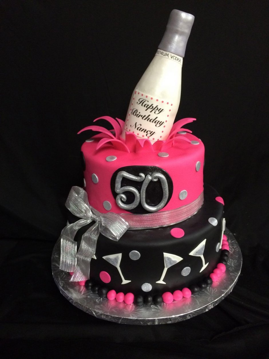 Прикольные торты на день рождения женщине 50 лет