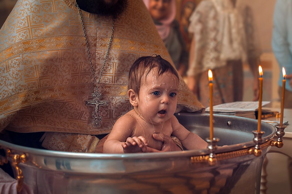Таинство крещения Богдана