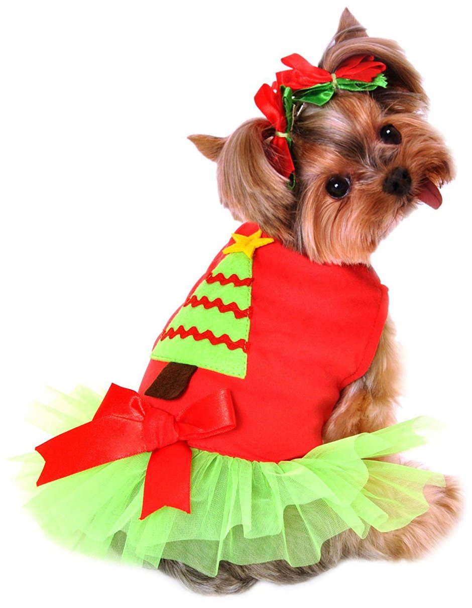 Новогодние платья для собак