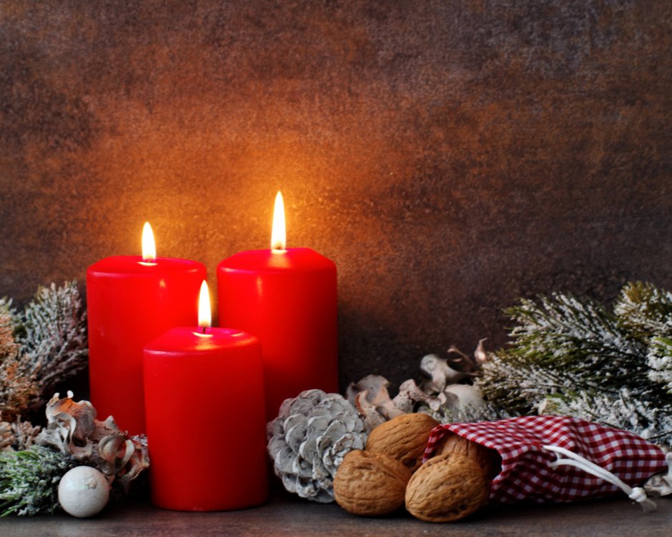 Рождество Христово свечи