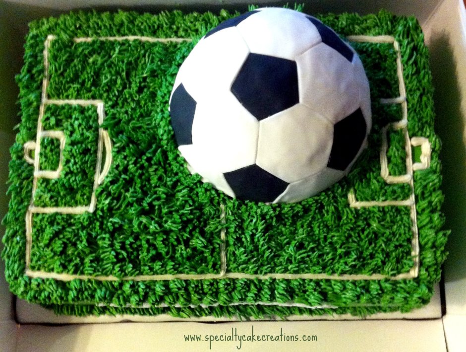 Муссовый торт футбольный мяч