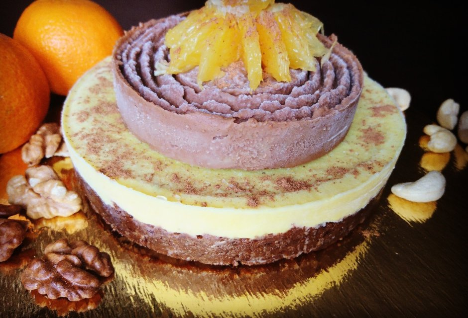 Торт шоколадно апельсиновый Ореховый от Ольги Матвей