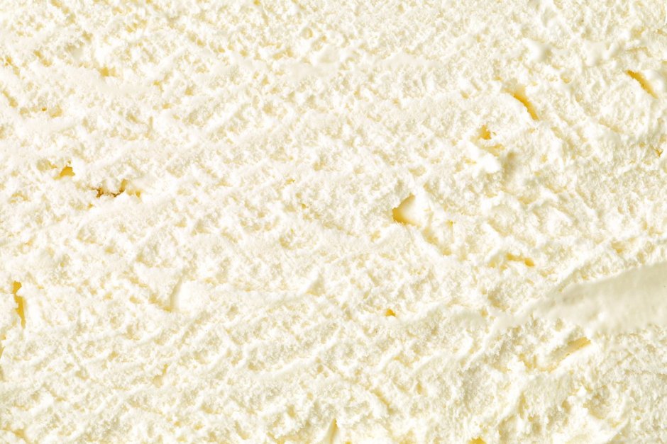 Текстура ванильного мороженого