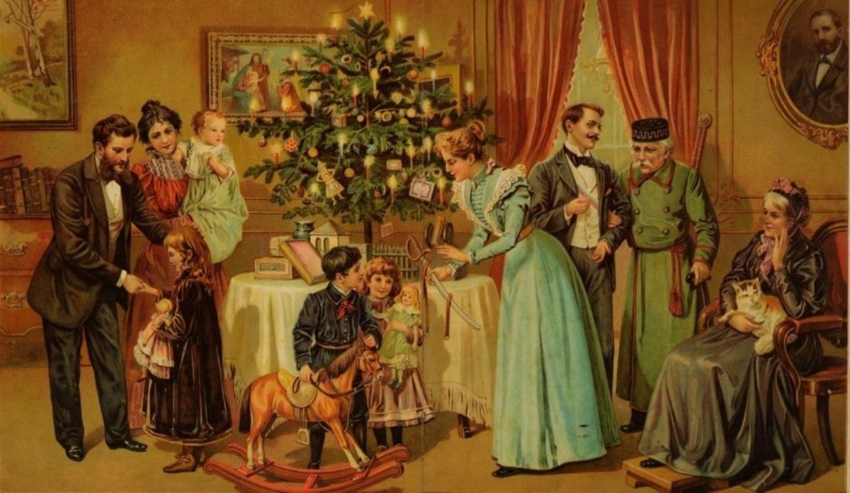 Рождественская елка в России 19 век