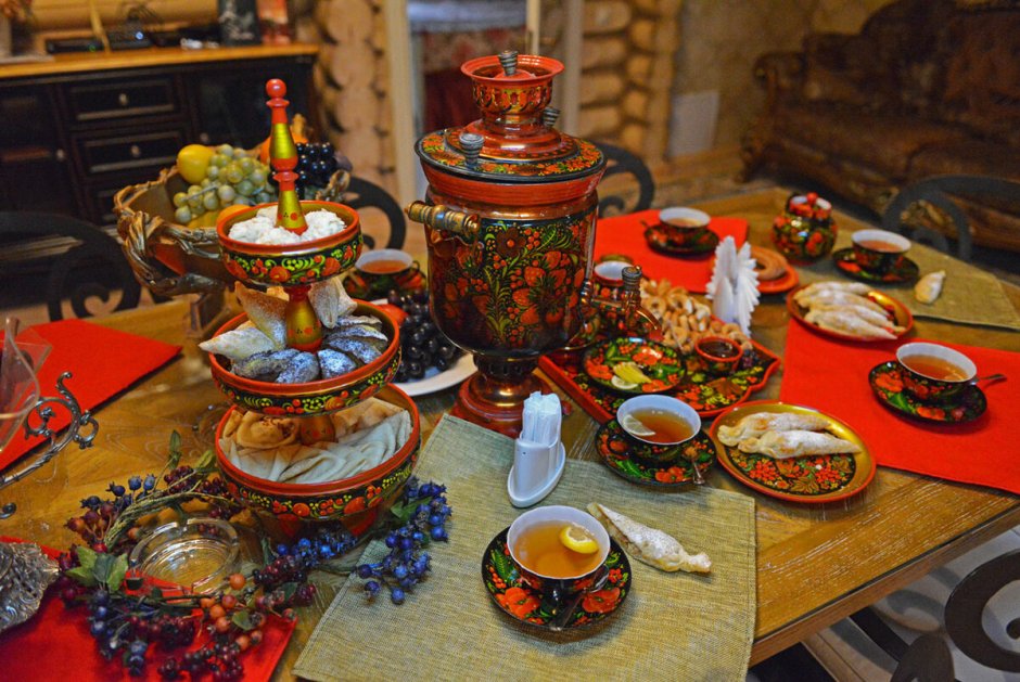 Традиция чаепития на Руси с самоваром