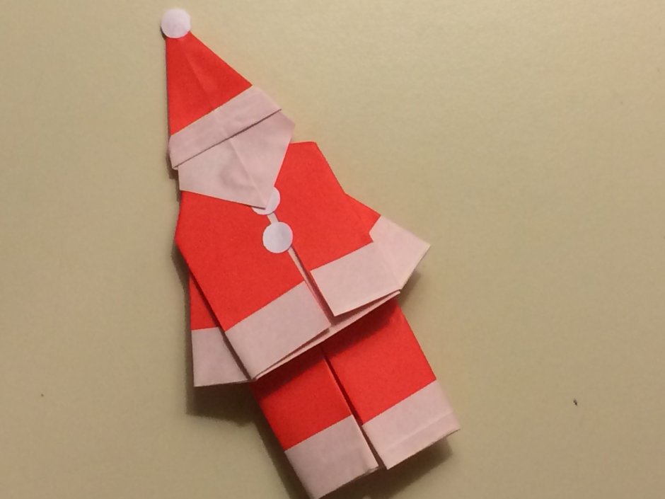 Красивое новогоднее оригами