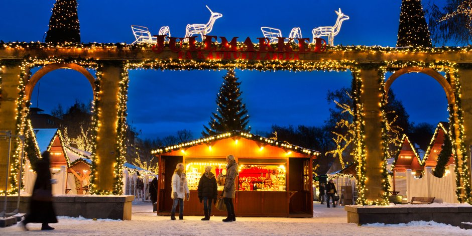 Рождественская ярмарка в Осло