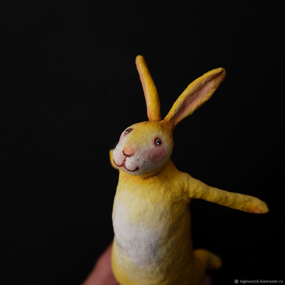 Ватная игрушка кролик