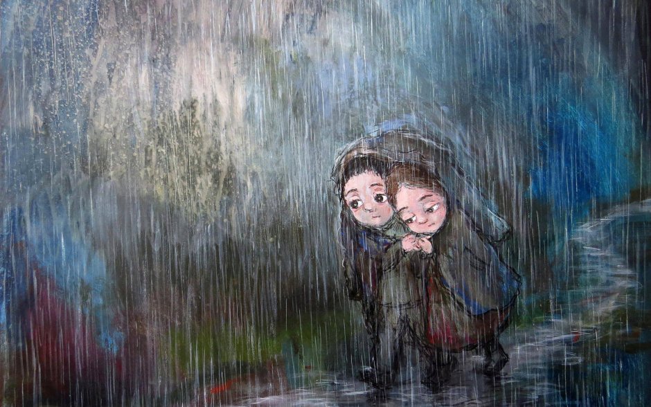 Нино Чакветадзе картины дождь