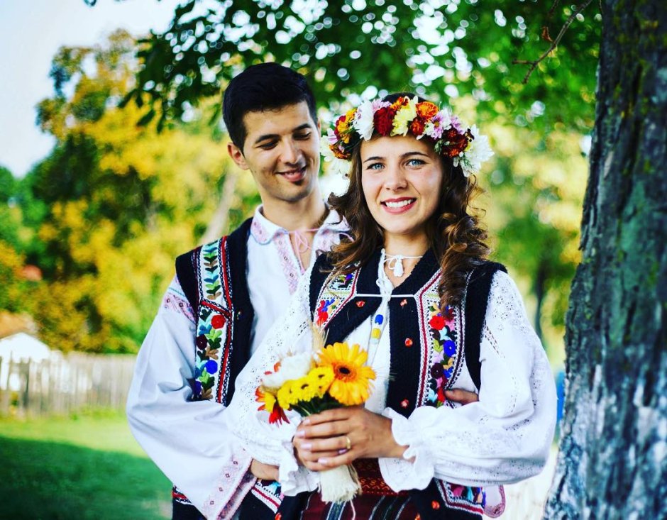 Румыния традиционные Свадебные Наряды