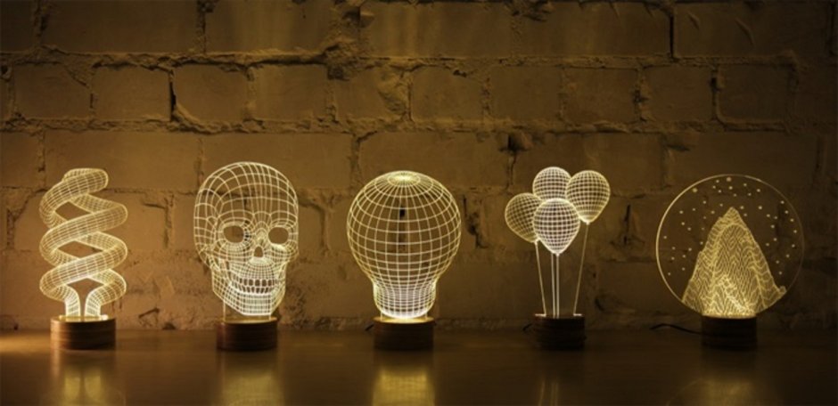 Креативные лампы