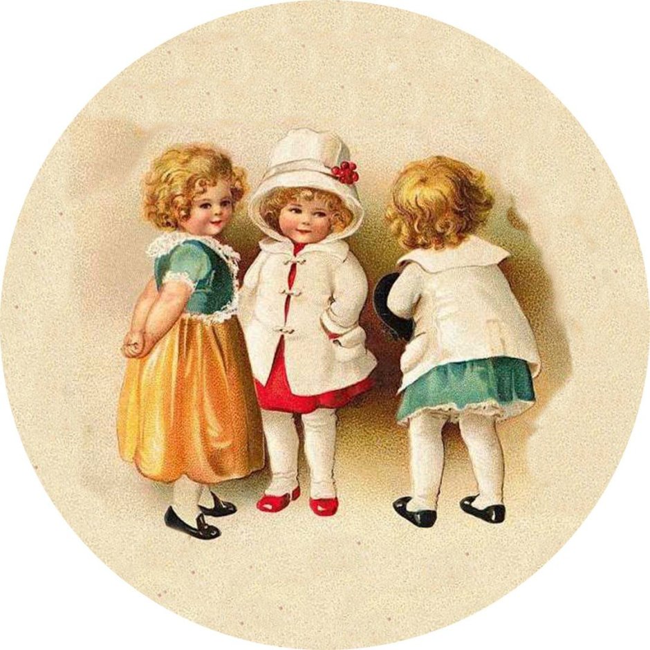 Старинные открытки с детьми