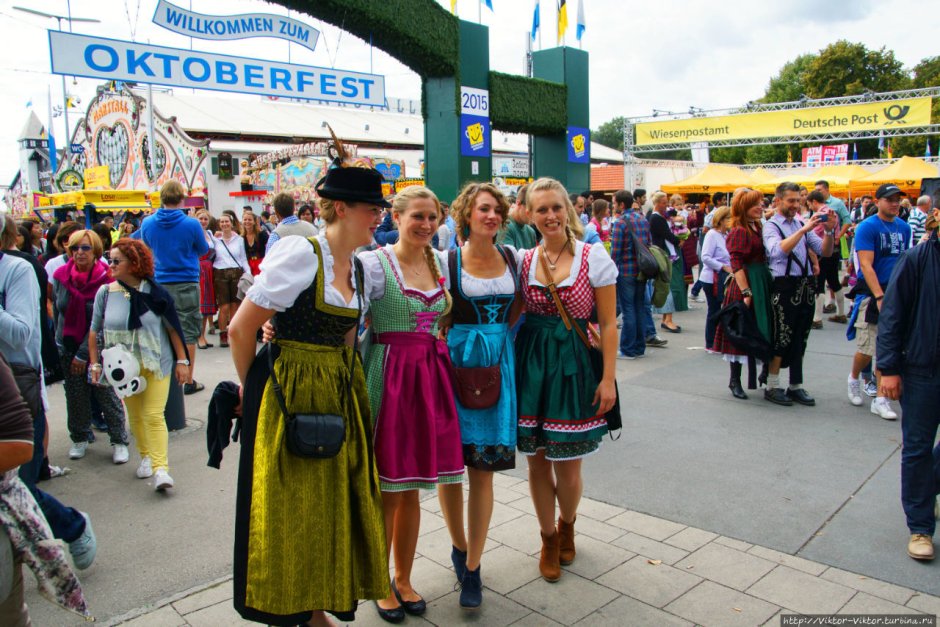Национальные костюмы в Германии на Октоберфест