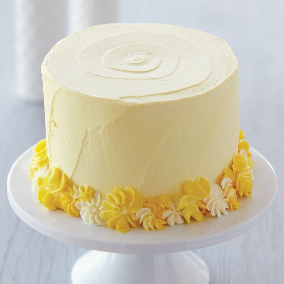 Торт светло желтый