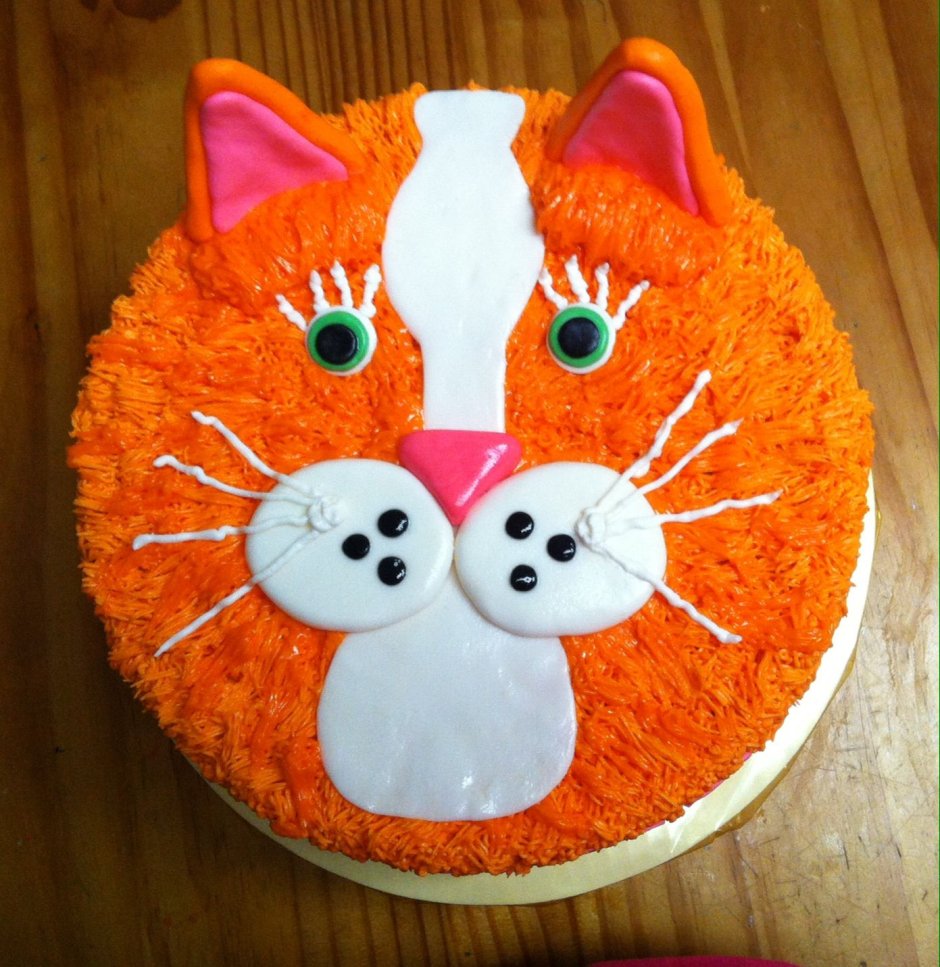 Торт рыжая кошка