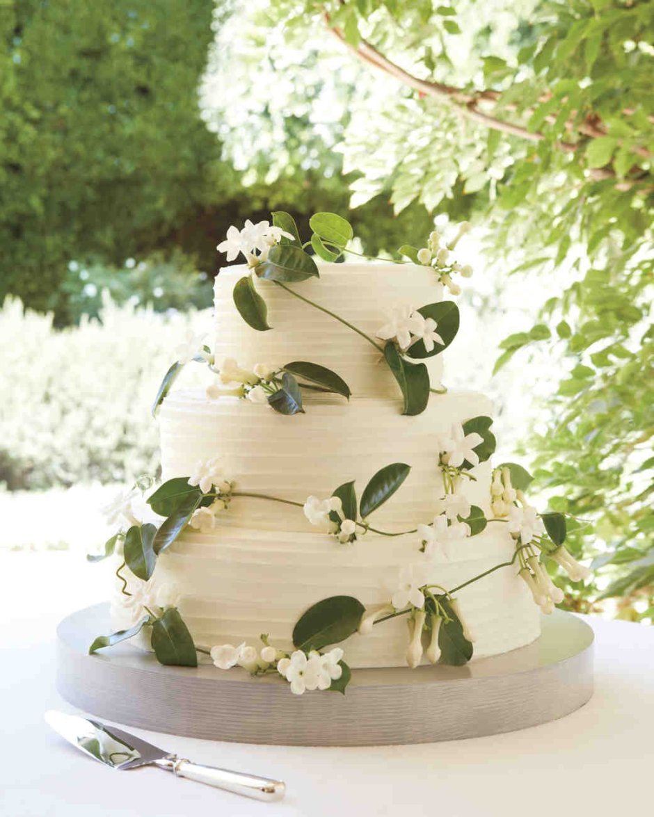 Свадебный торт полевые цветы