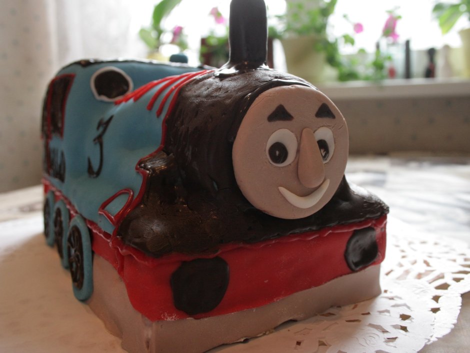 Детский торт с Томасом