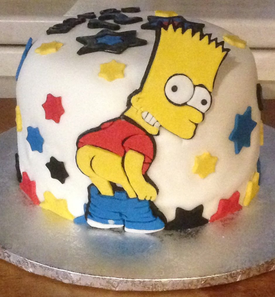 Торт в стиле Симпсонов