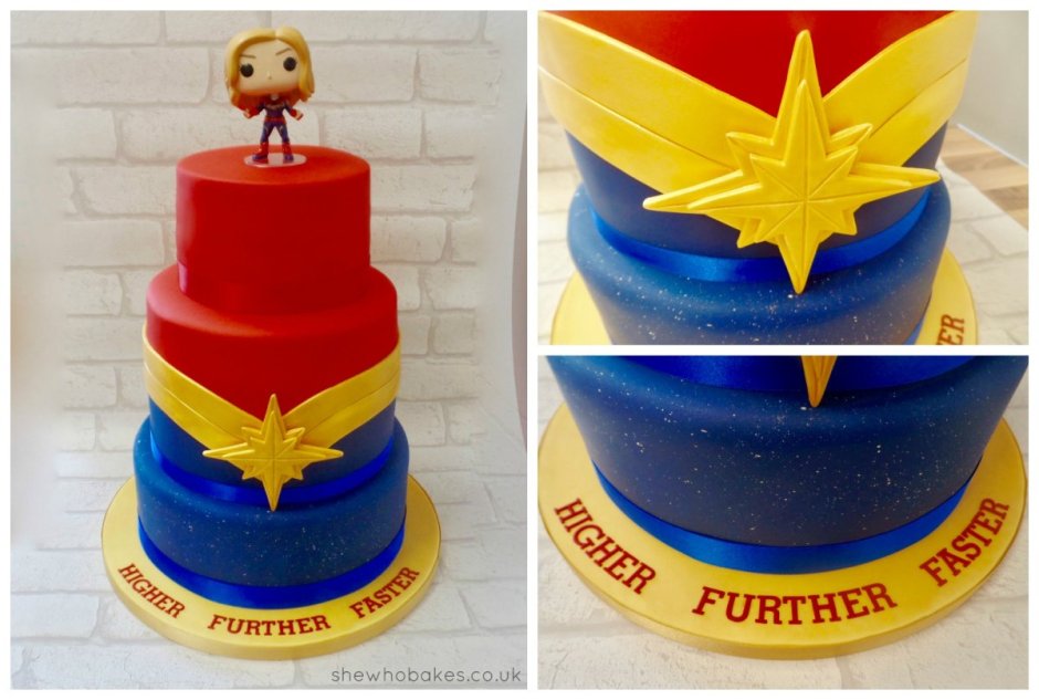 Capitan Marvel Cake