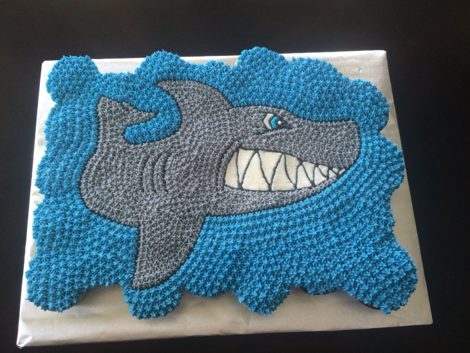 Торт акула кремовый