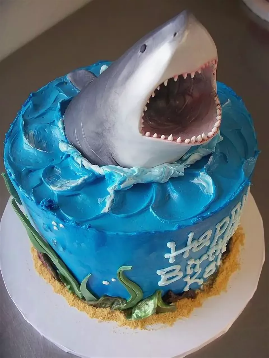 Торт с акулой МЕГАЛОДОН