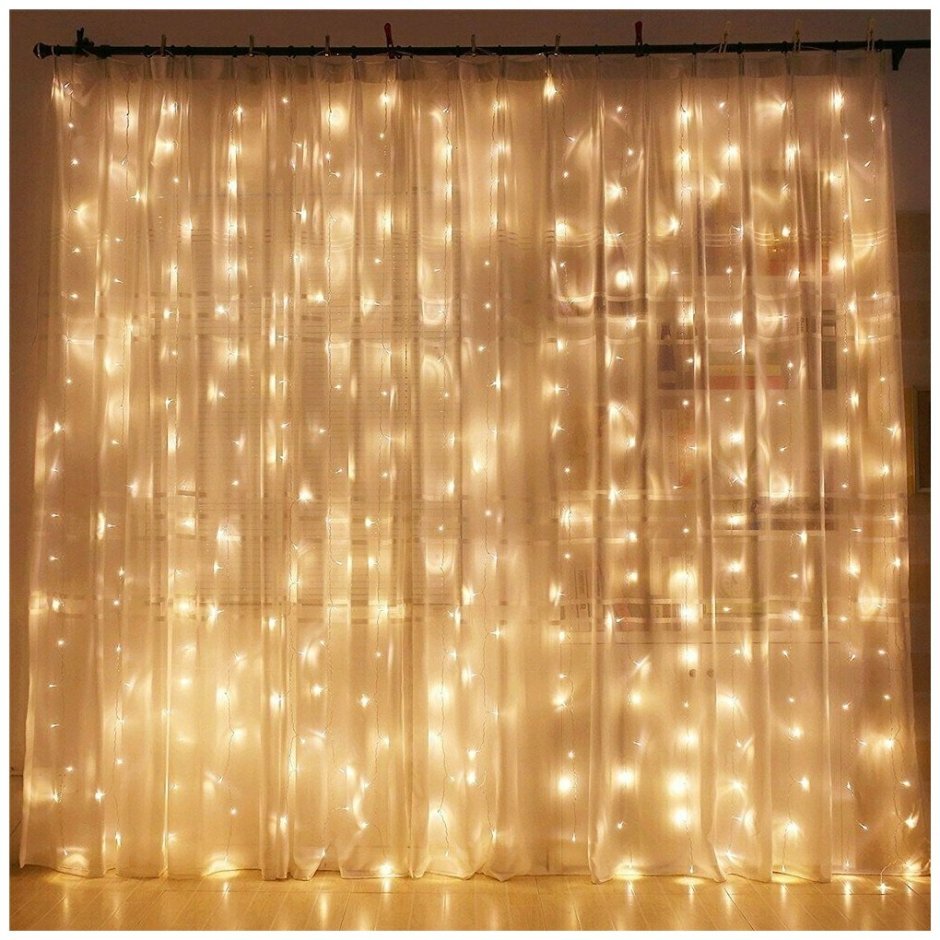 Гирлянда Curtain Light 3 m 10 Hanging