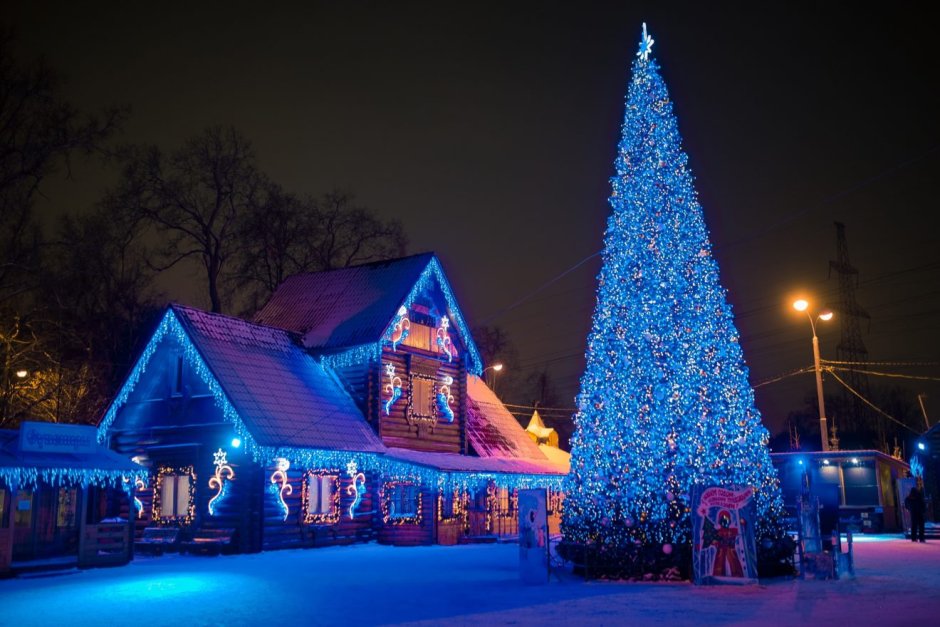 Парк Кузьминки усадьба Деда Мороза